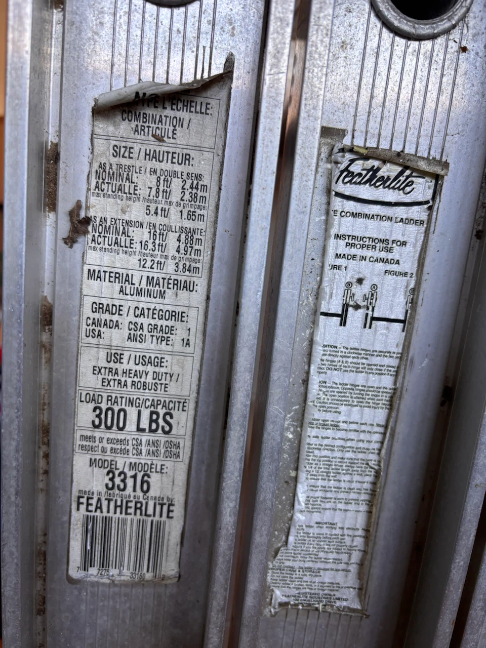 Featherlite 3316 Aluminum Combination Ladder - photo 2
