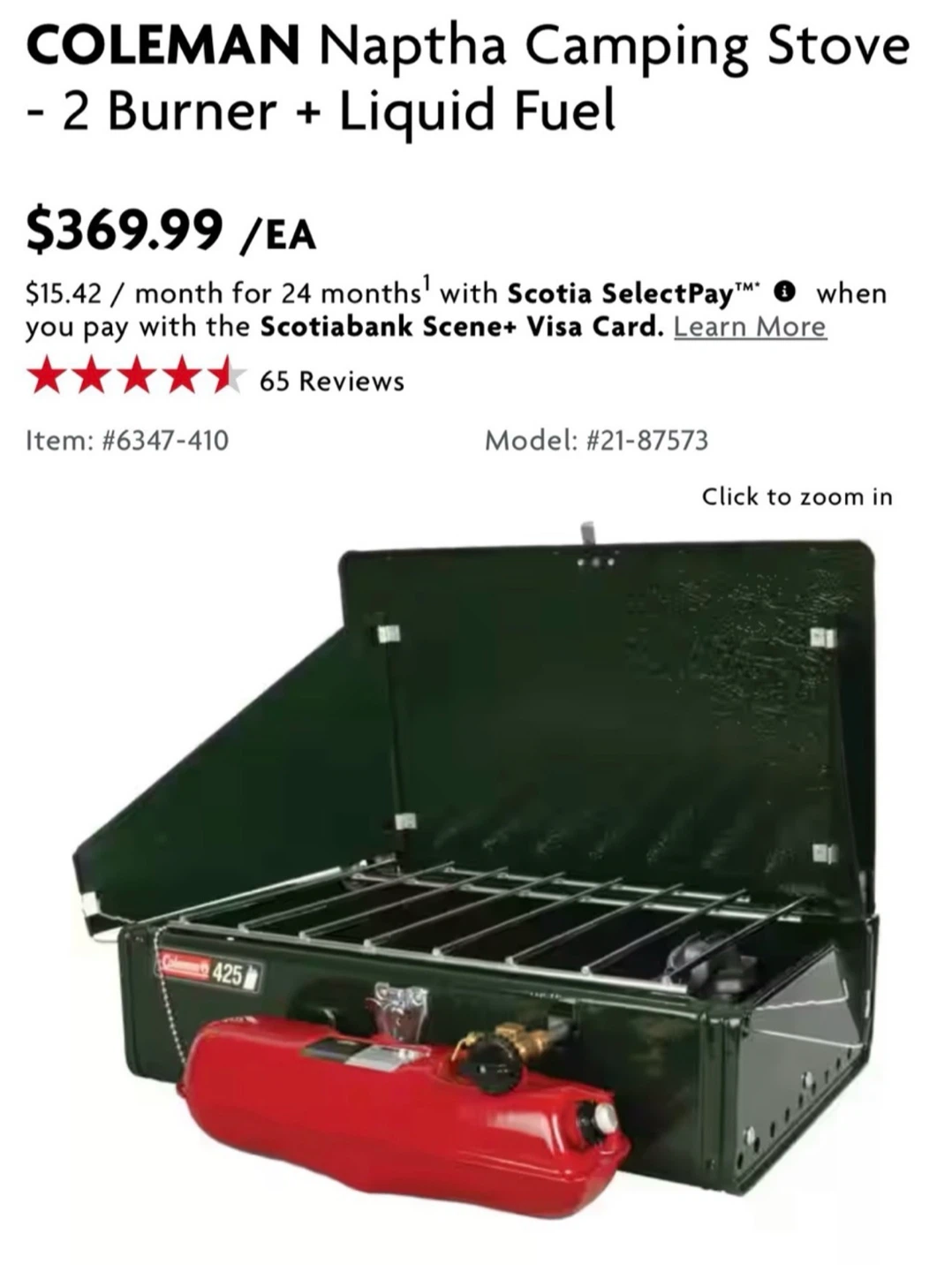 NEW Coleman Portable Camping Stove Guide Series Duel Fuel Stove