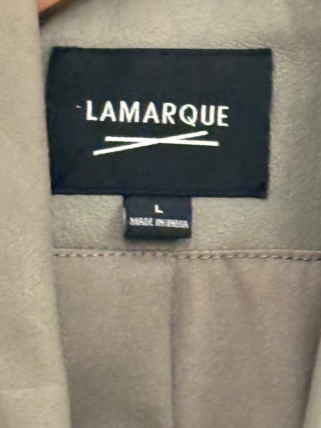 Lamarque Grey Leather Jacket - photo 2