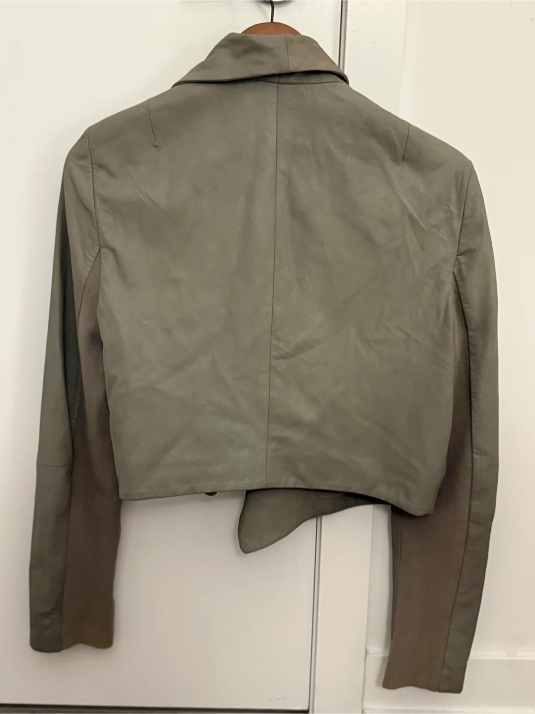 Lamarque Grey Leather Jacket - photo 3