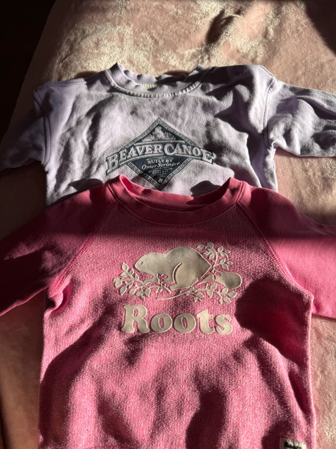 Roots and Beaver Canoe Sweatshirts