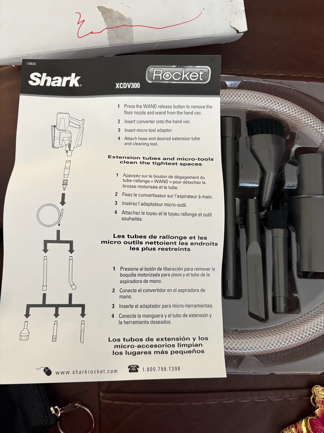 Shark Rocket XCDV300 Micro-Tool Attachment Kit - photo 2