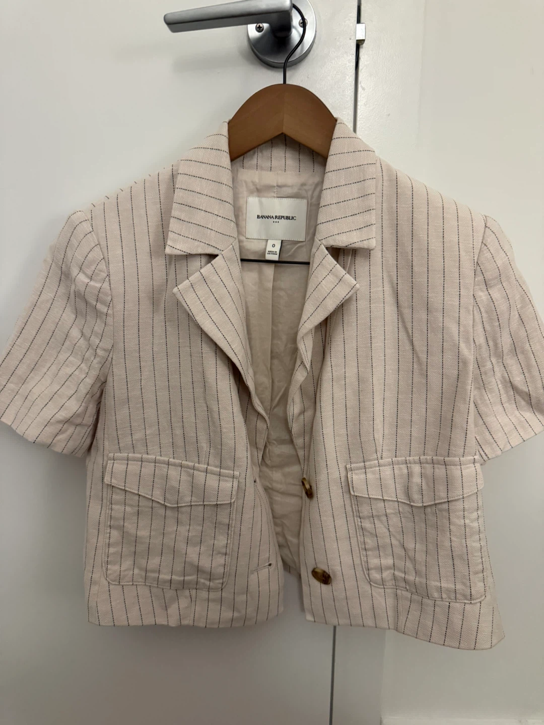 Banana Republic Short Sleeve Blazer