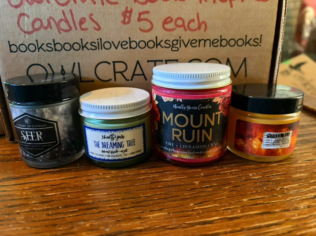 OwlCrate Book Inspired Candles - photo 5
