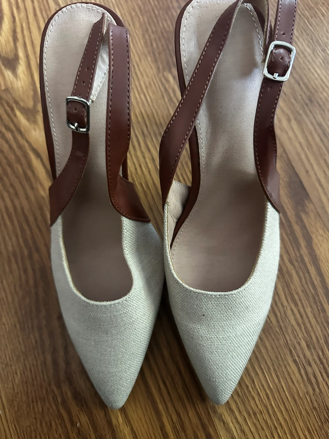 Two-Tone Slingback Pumps - photo 2