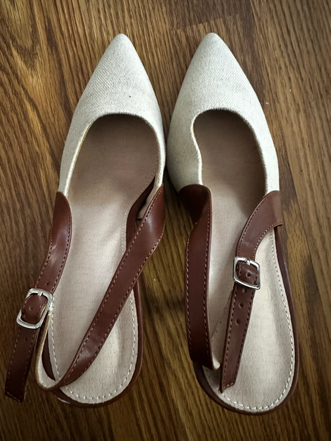 Two-Tone Slingback Pumps - photo 3