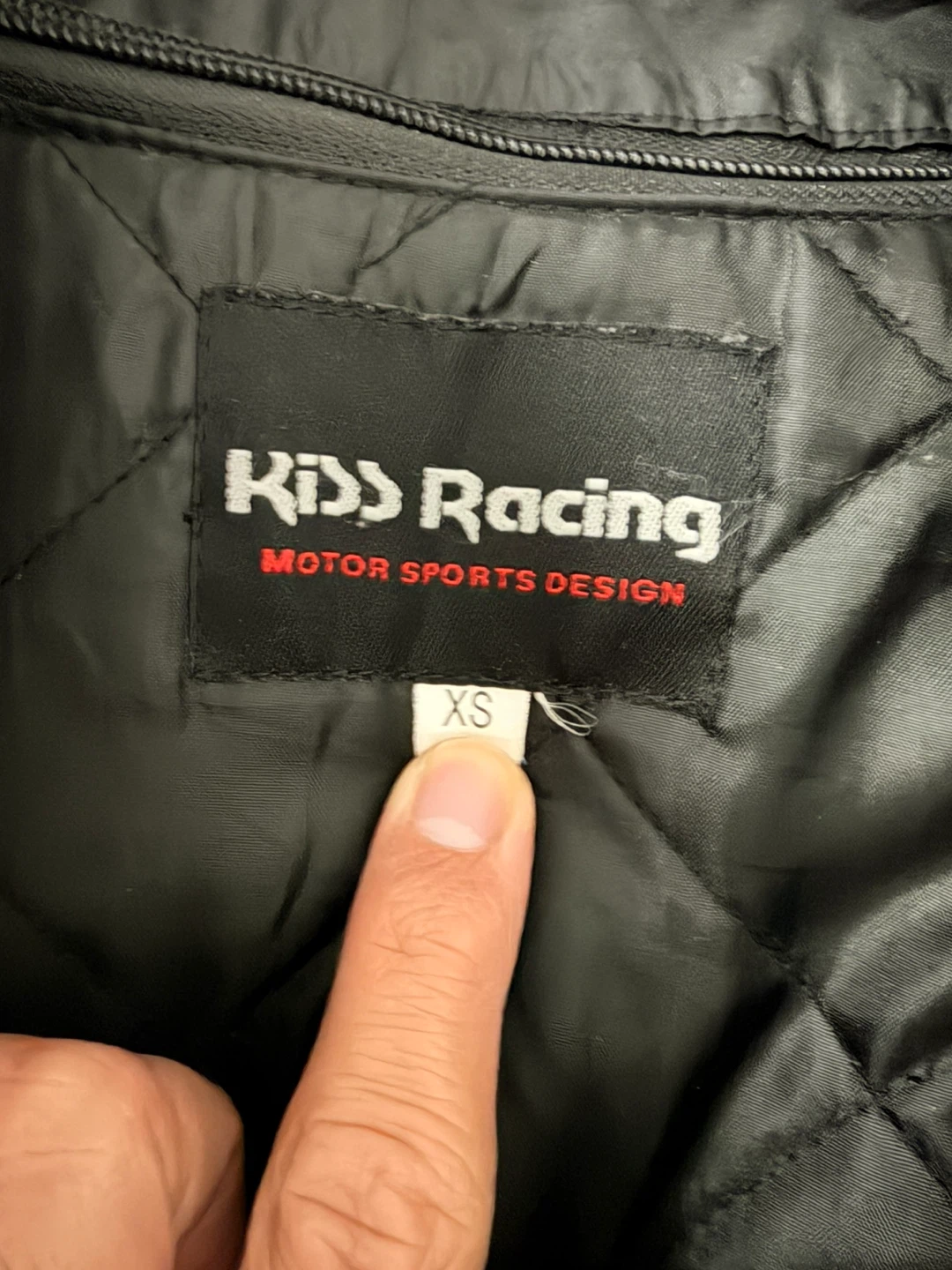 Vintage Style Kiss Racing Jacket XS – Y2K Streetwear - photo 3