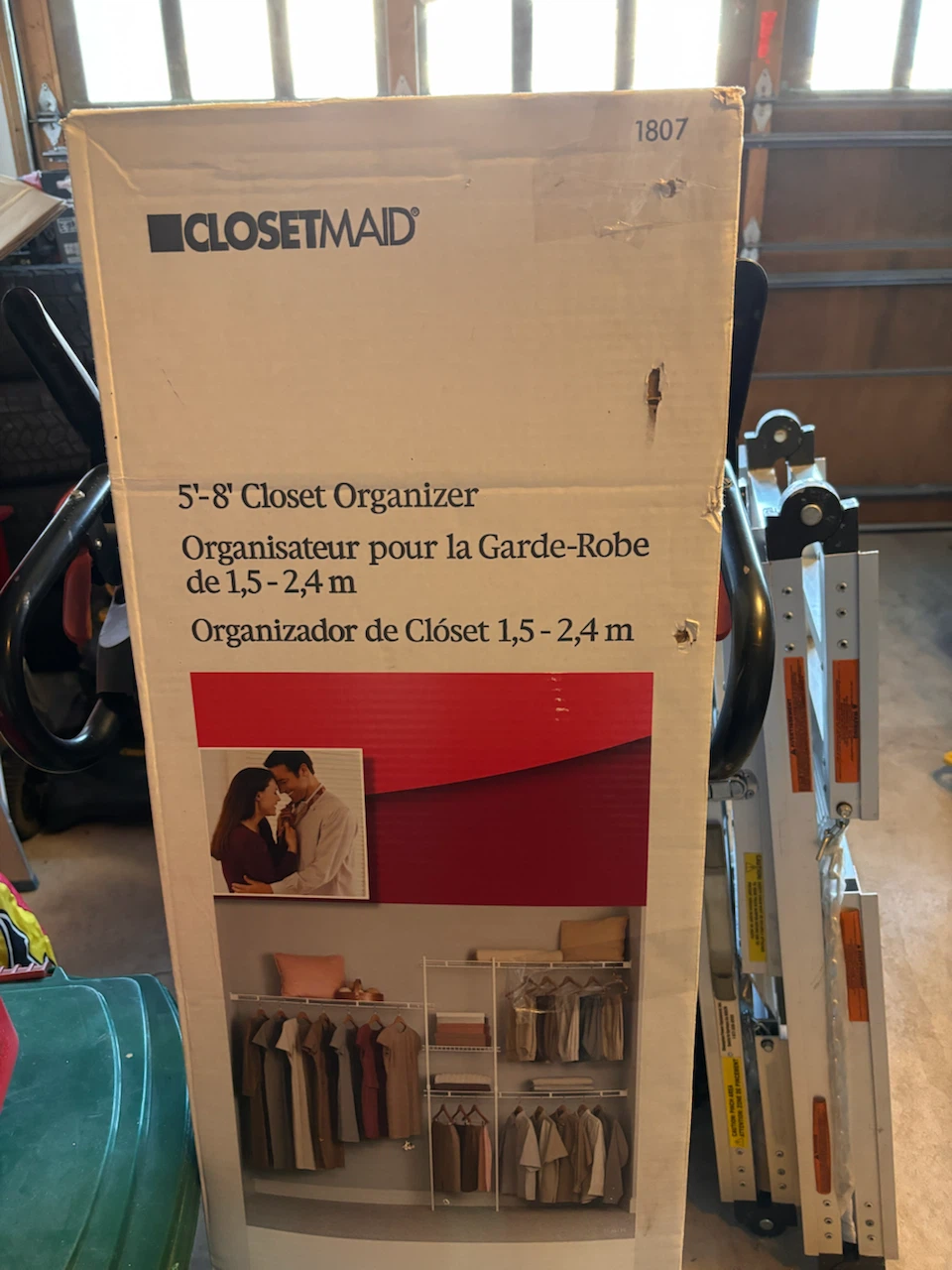 ClosetMaid 5'-8' Adjustable Closet Organizer