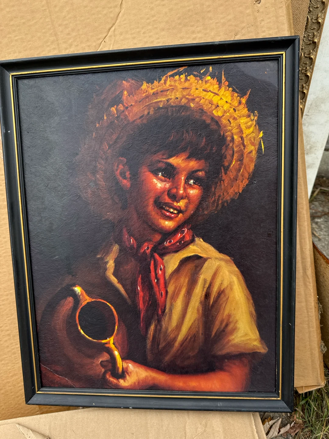 Vintage Country Boy Fine Art Print by Toville