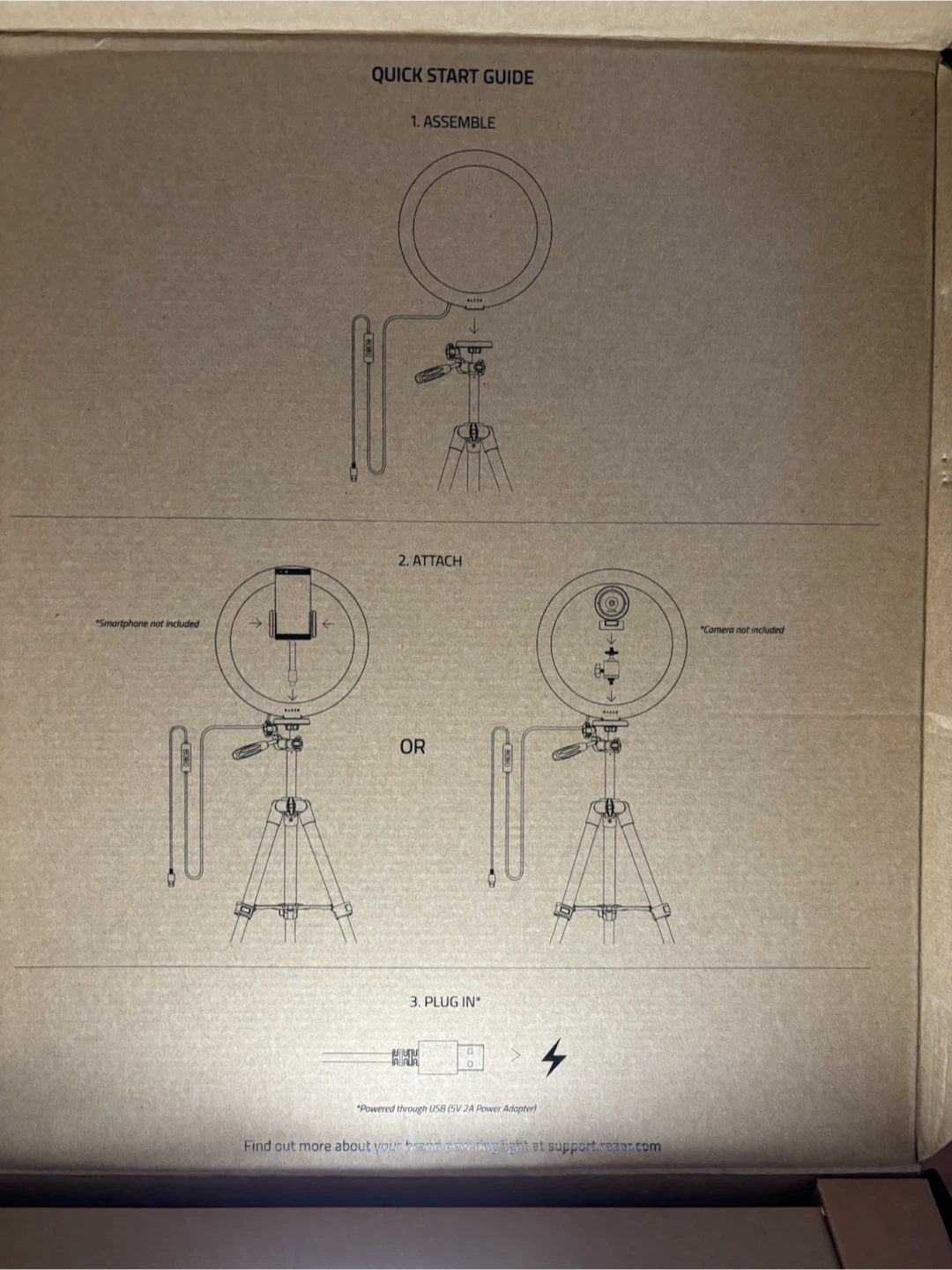 Razer 12” Ring Light + Stand - photo 3