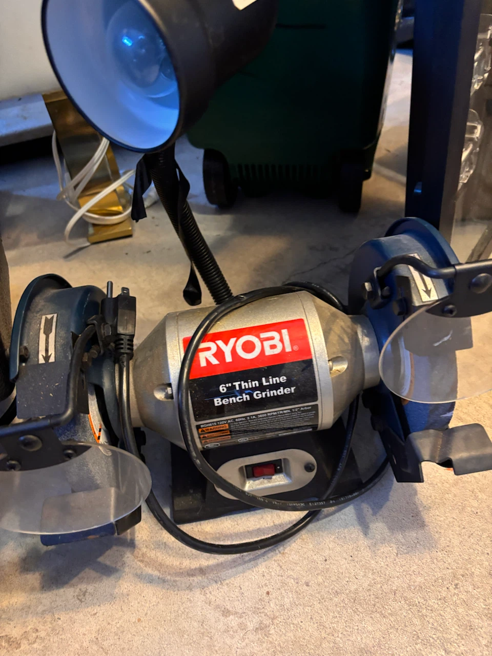 Ryobi 6 inch Thin Line Bench Grinder