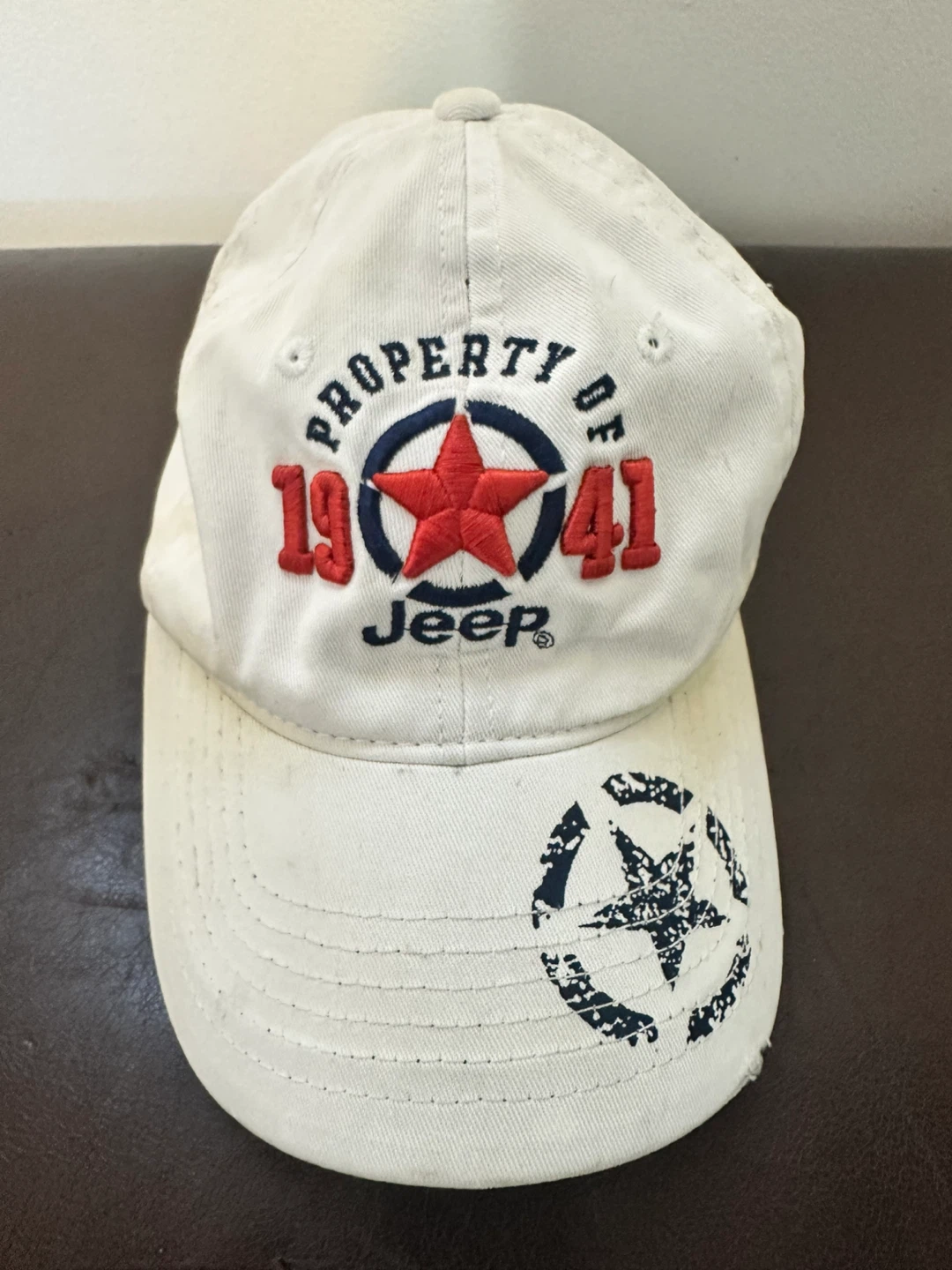 Jeep Property of 1941 White Baseball Cap