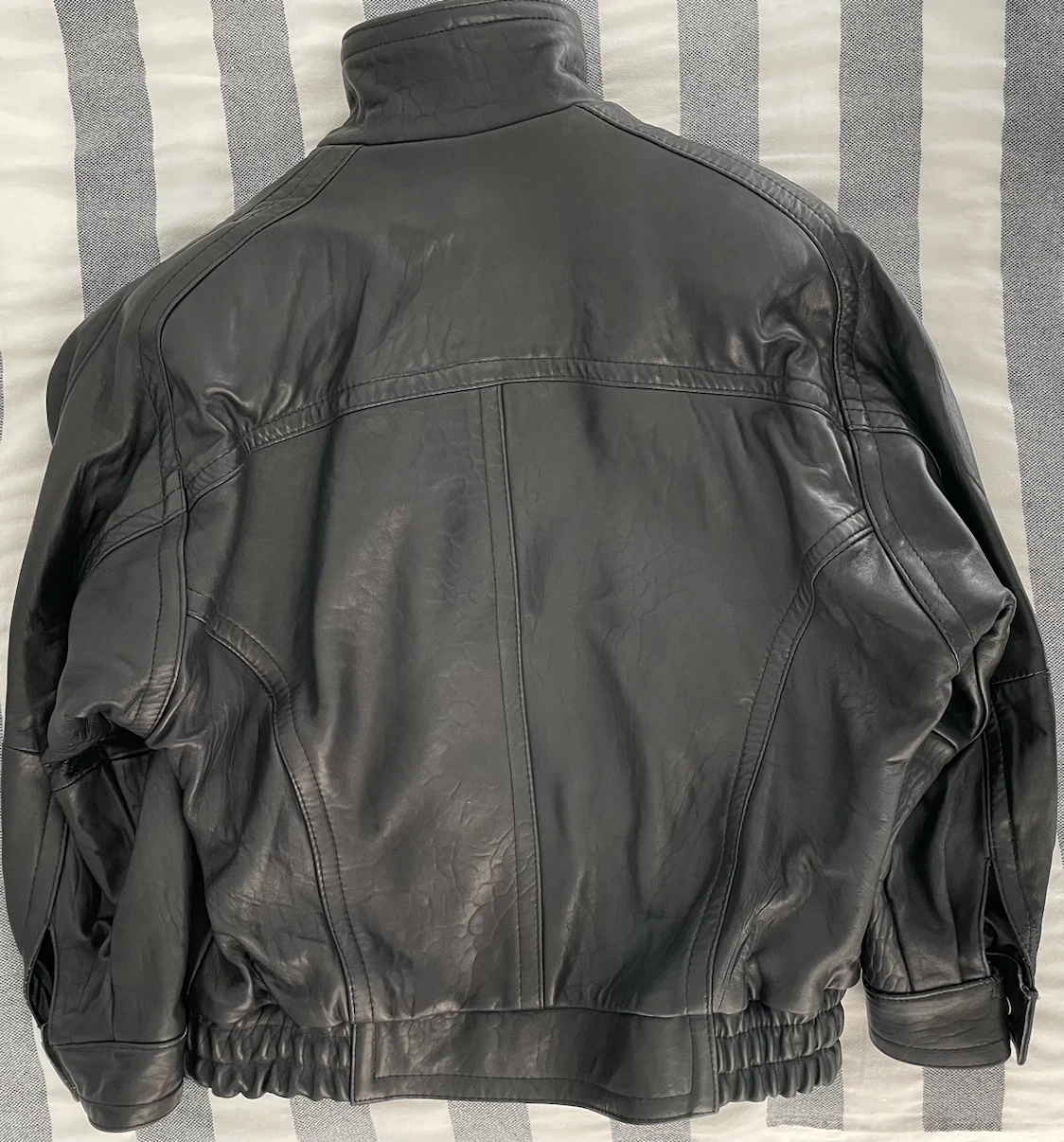 Cosa Nova Leather Bomber Jacket - photo 2