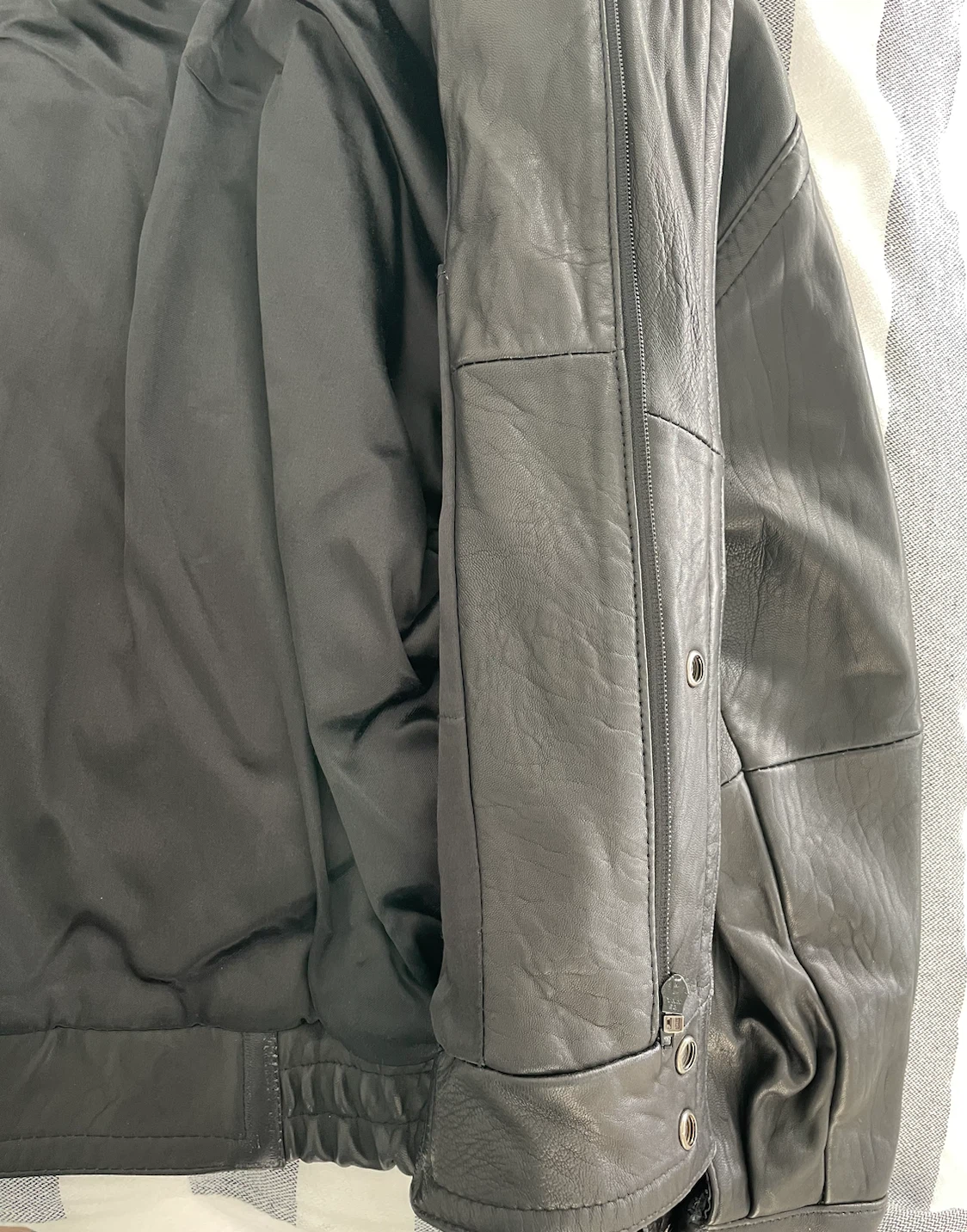 Cosa Nova Leather Bomber Jacket - photo 4