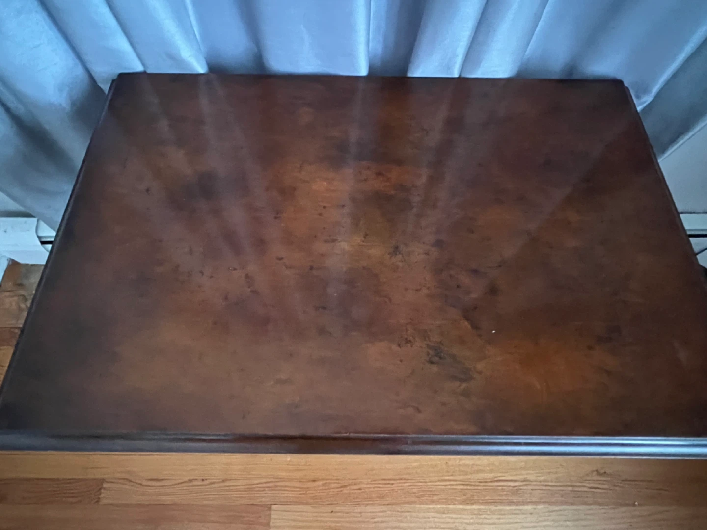 Vintage Wooden Side Table with Drawer - photo 3