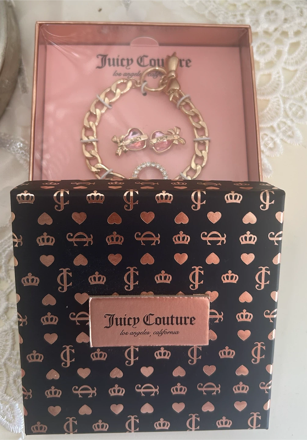 Juicy Couture Bracelet and Earring Set