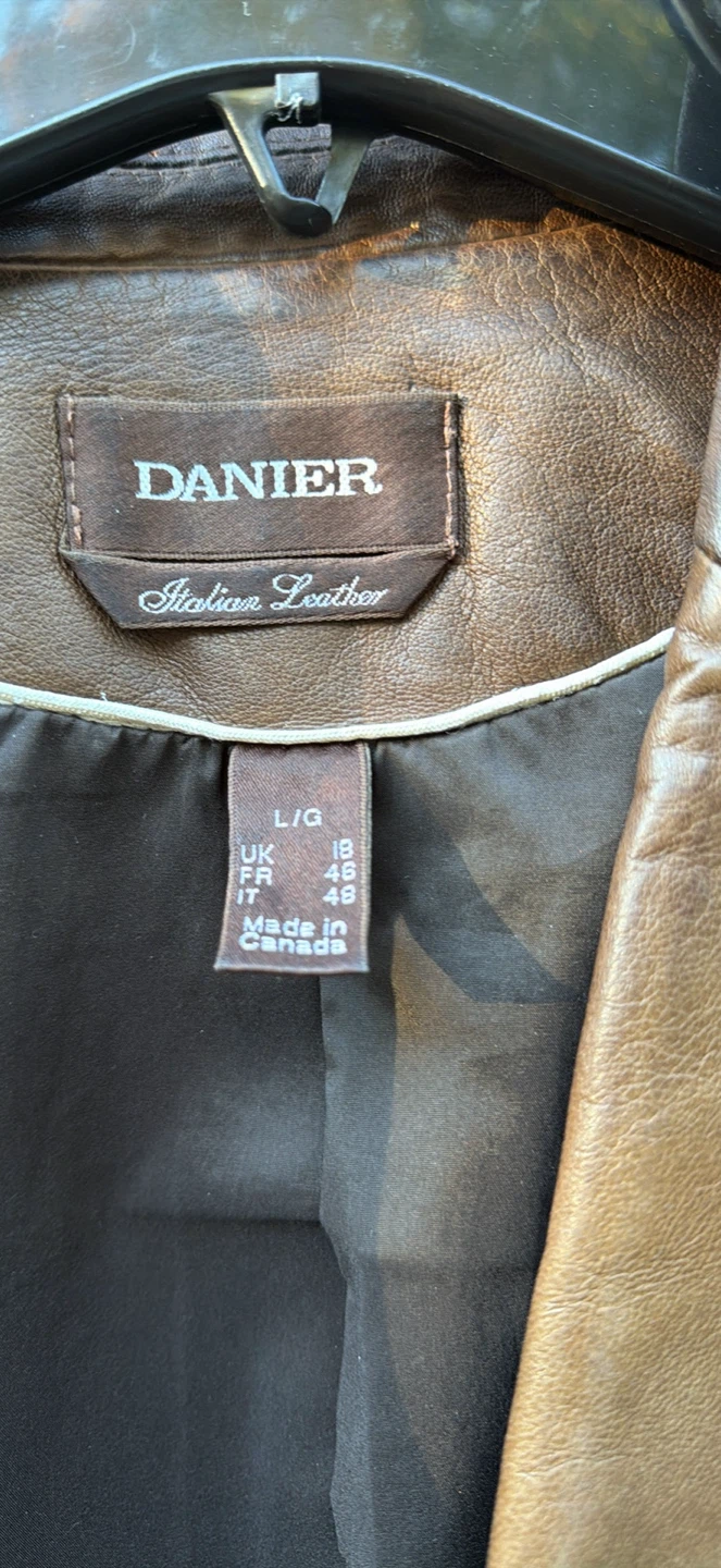 Danier Brown Italian Leather Jacket - photo 2