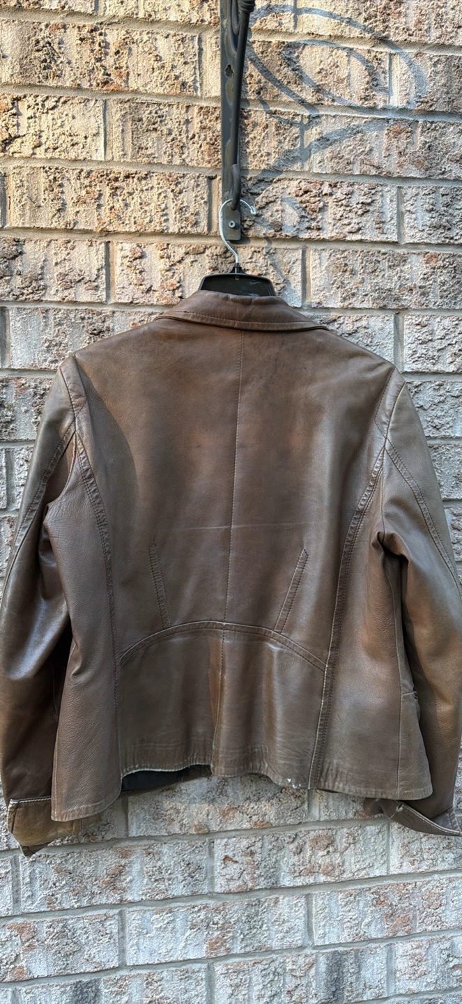Danier Brown Italian Leather Jacket - photo 3