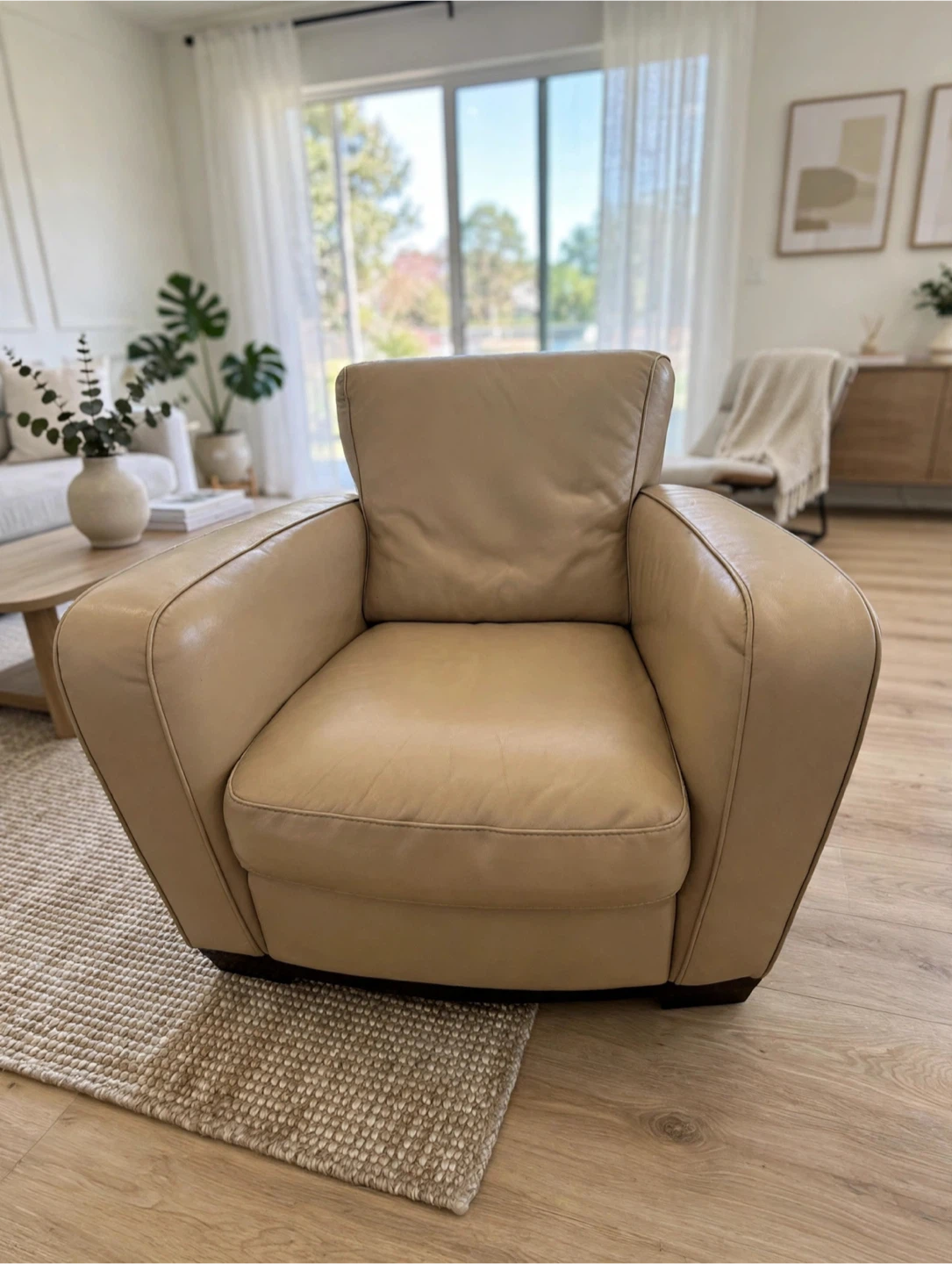 Natuzzi Leather Armchair
