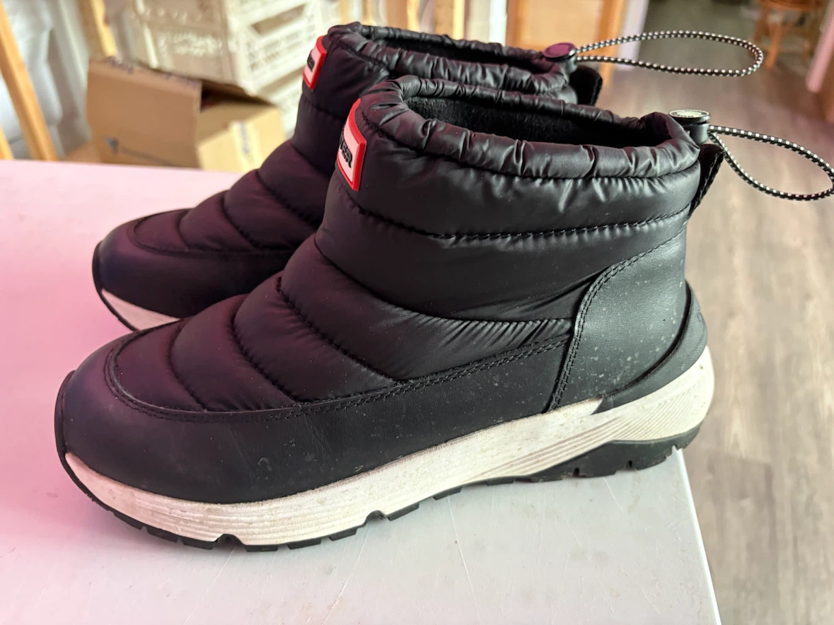Hunter Puffer Boots Black - photo 2