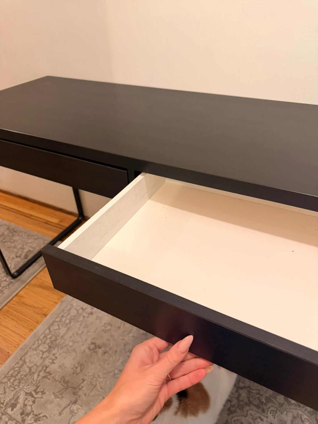 IKEA MICKE Desk, Black-Brown - photo 2