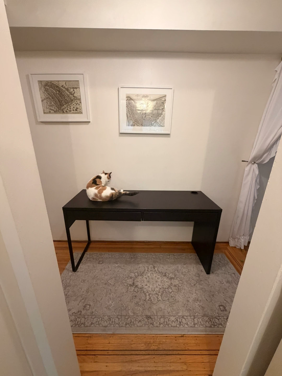 IKEA MICKE Desk, Black-Brown - photo 3