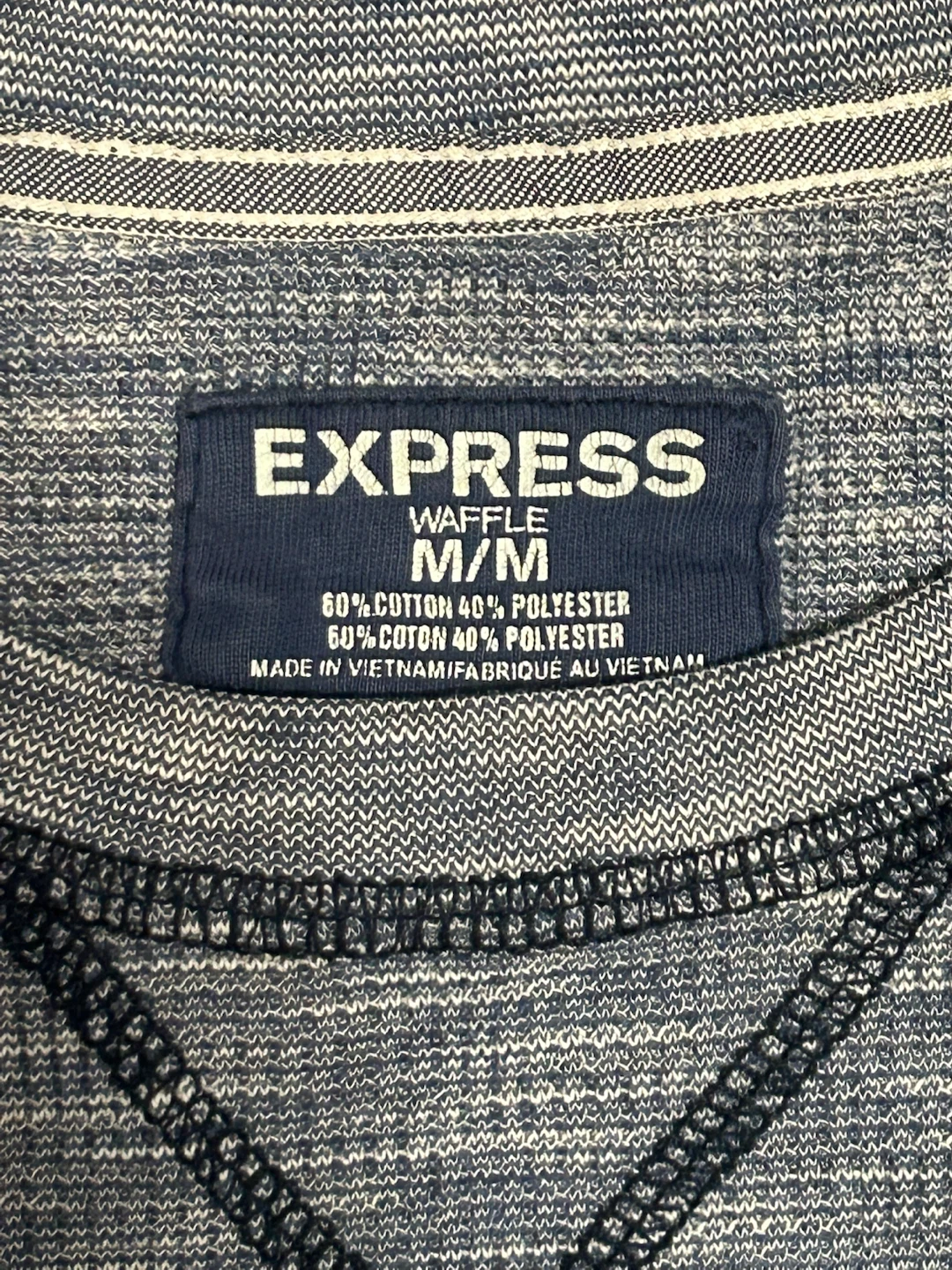 Express Waffle Knit Long Sleeve Shirt - photo 2