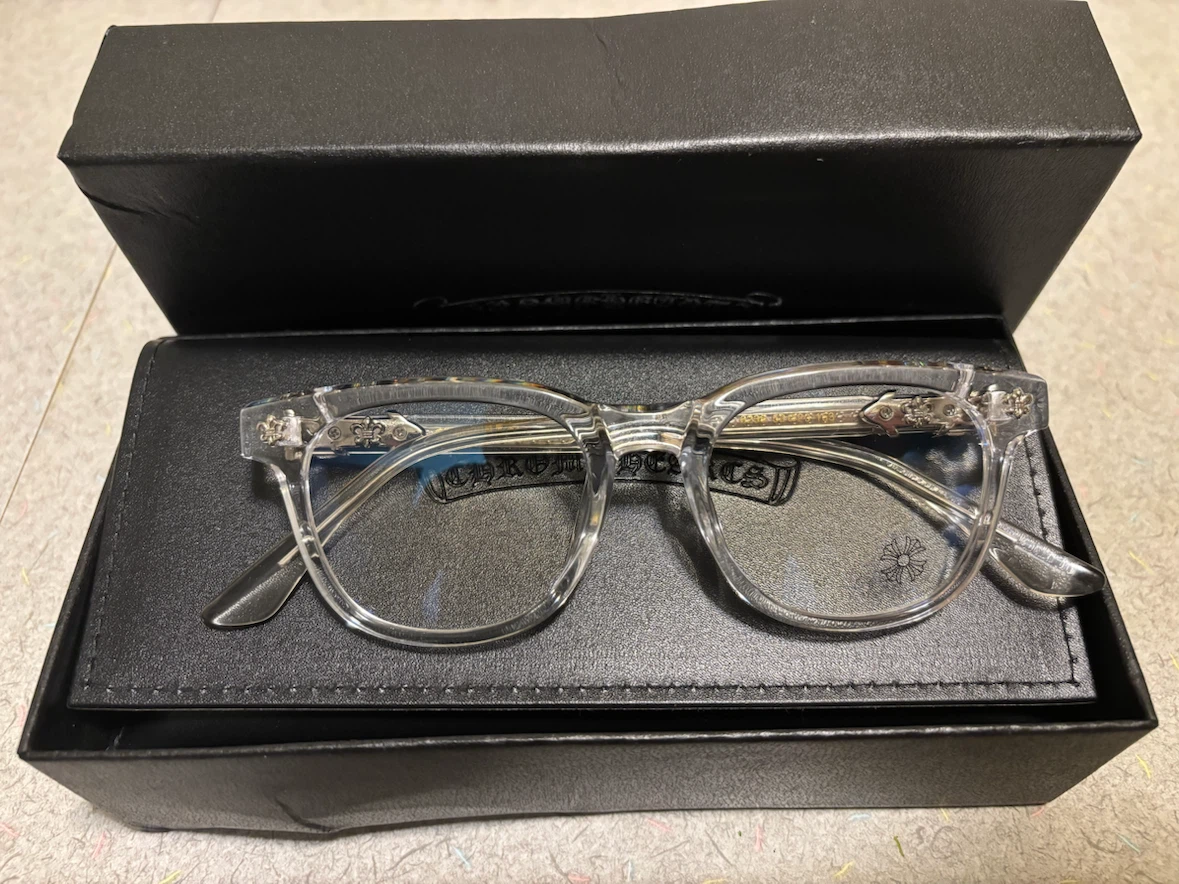 Chrome Hearts Clear Frame Eyeglasses