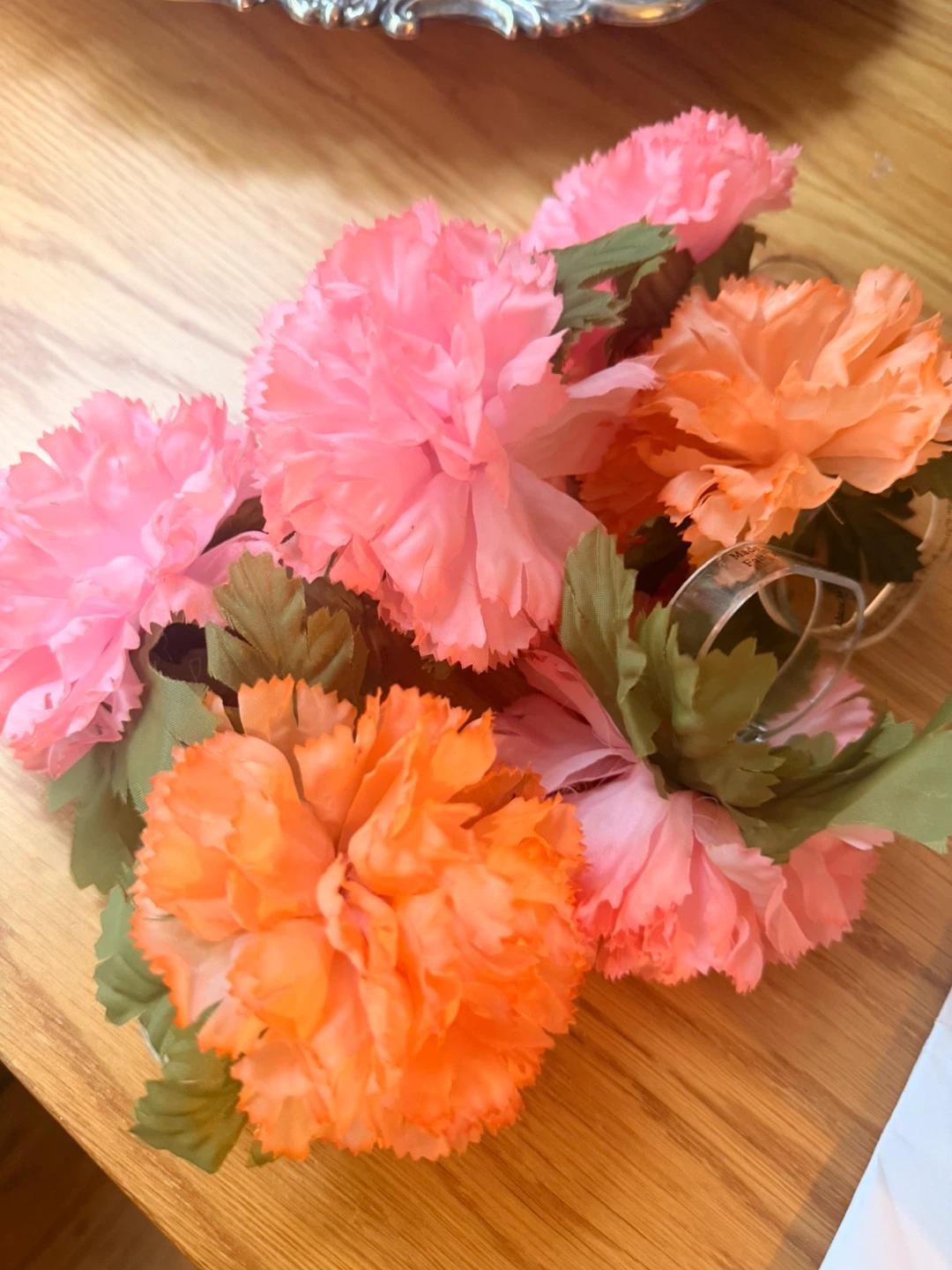 Set of 6 Floral Napkin Rings