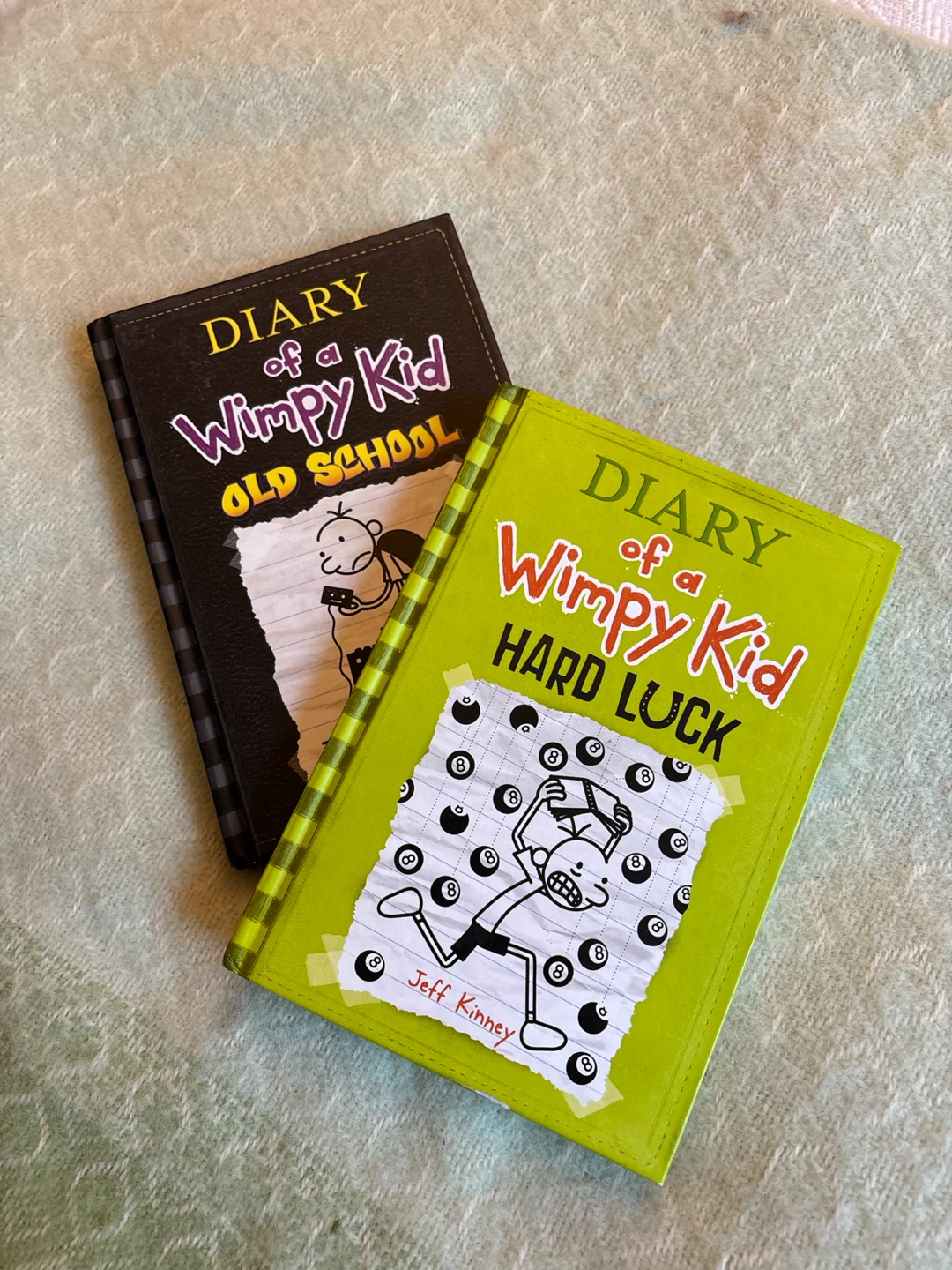 2 Diary of a Wimpy Kid Books: Old School & Hard Luck