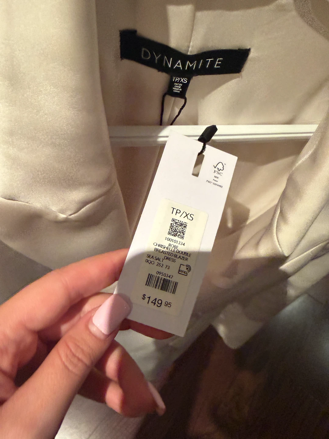 Dynamite Chrishelle Double Breasted Blazer Dress - photo 3