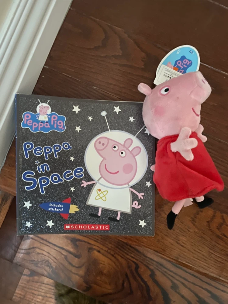 Peppa Pig Plush Toy and Peppa in Space Book - photo 5