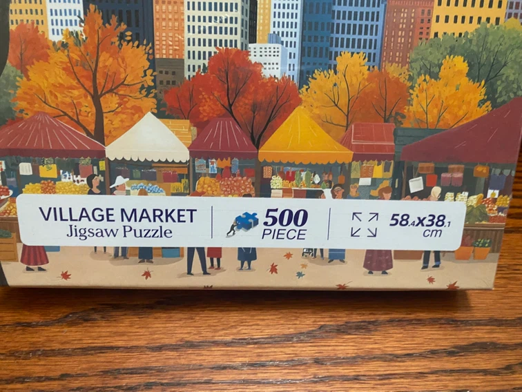 Village Market 500-Piece Jigsaw Puzzle - photo 2