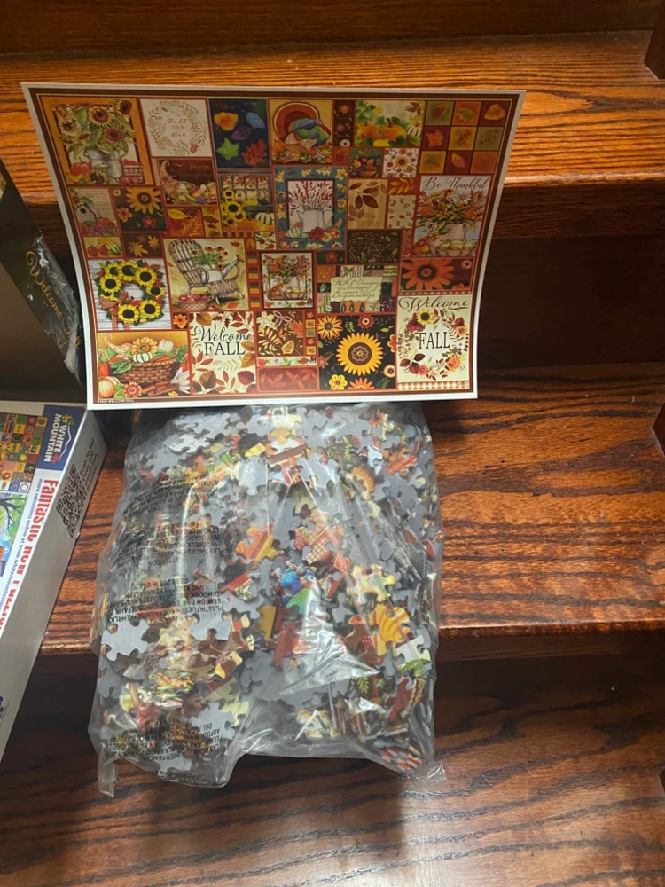 White Mountain Welcome Fall 1000-Piece Puzzle - photo 2