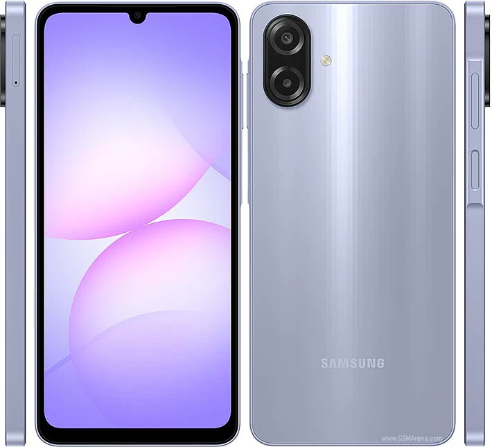 Samsung Galaxy A07 Lavender - With Case