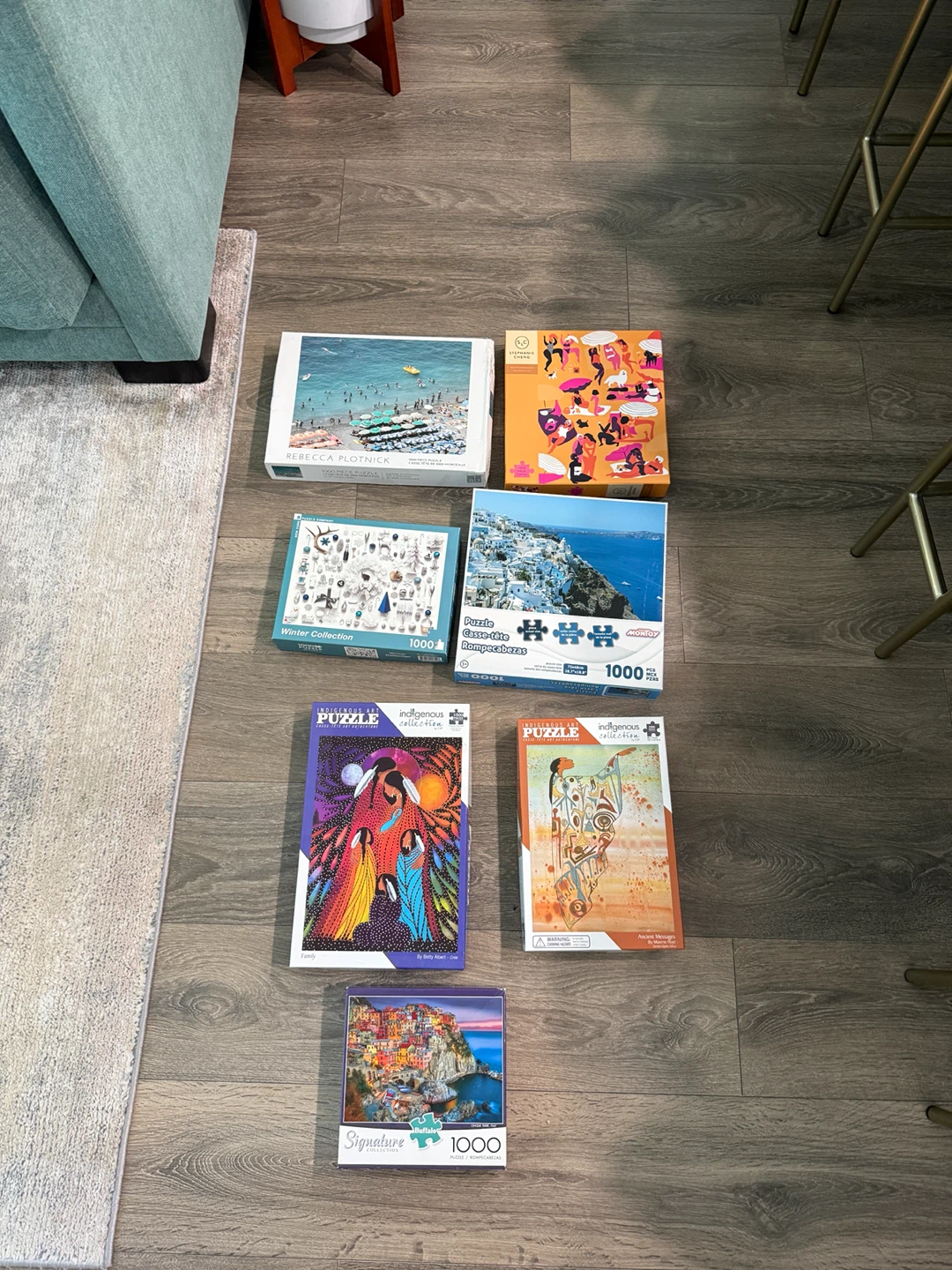 Assorted 1000 Piece Jigsaw Puzzles
