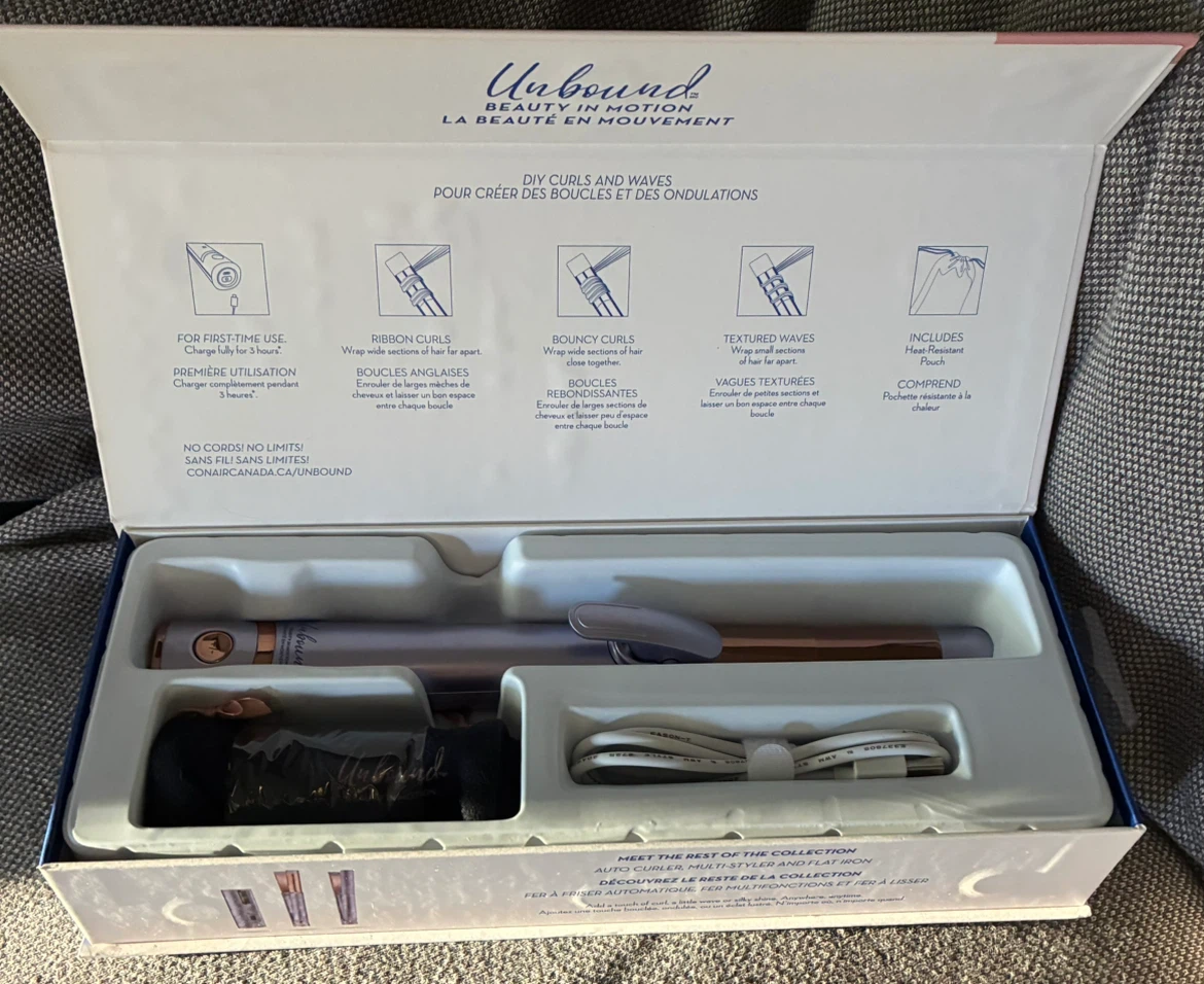 New-Con Air Cordless Curling Iron - photo 3
