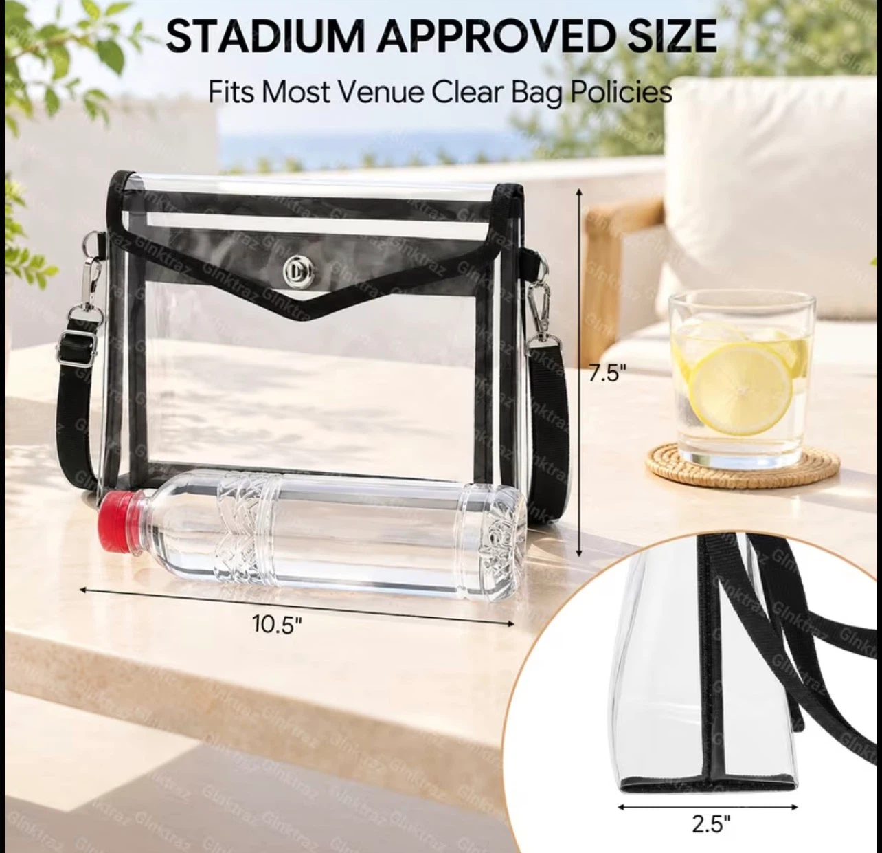 Clear Stadium Crossbody Bag - photo 3