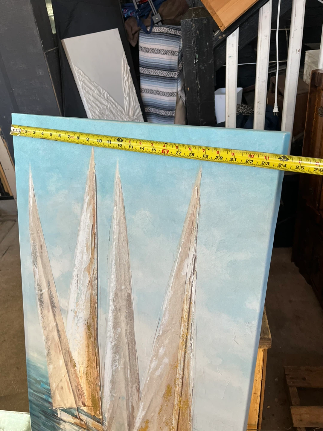 Sailboat Canvas Wall Art - photo 4