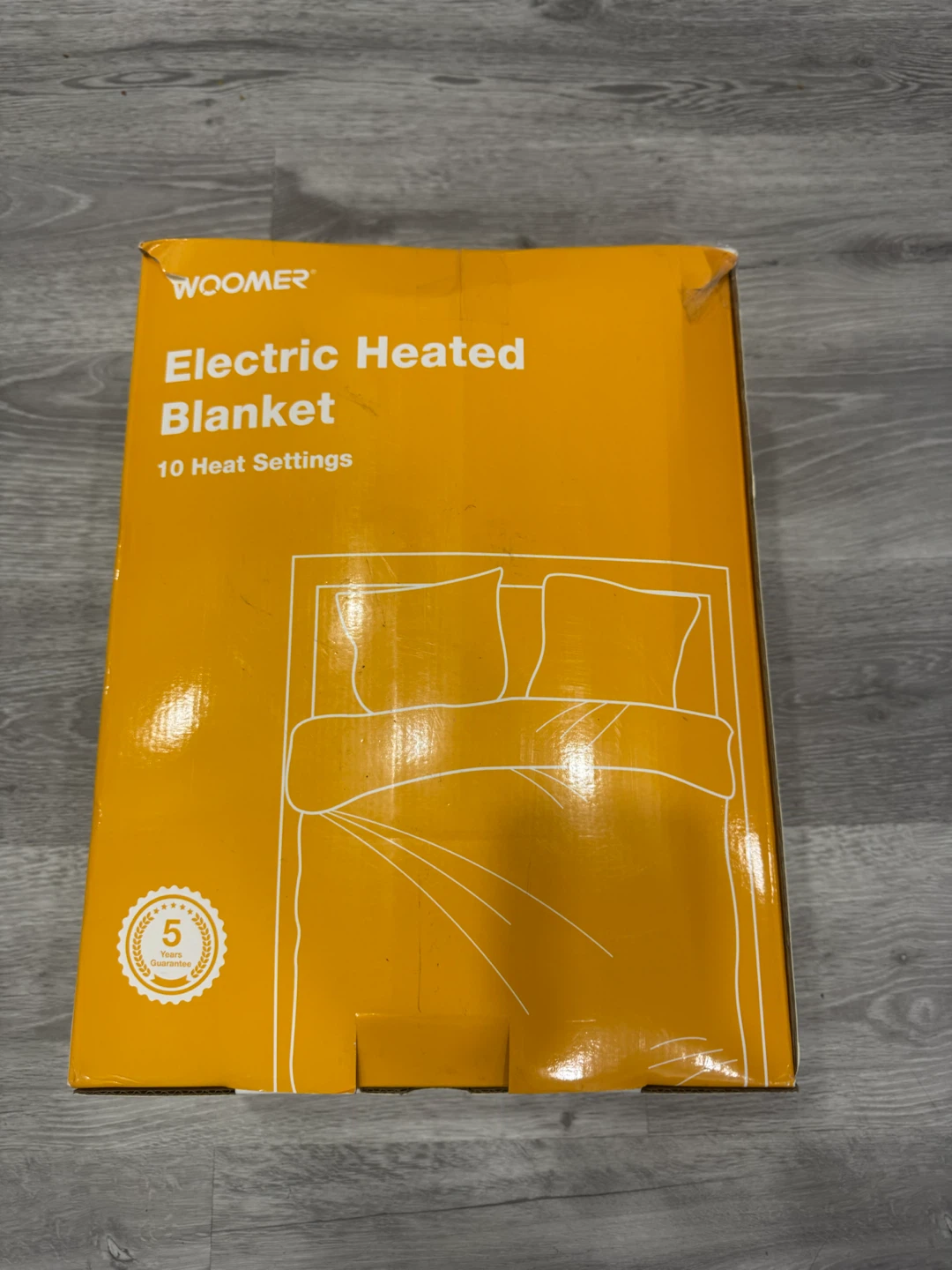 WOOMER Electric Heated Blanket - Taupe