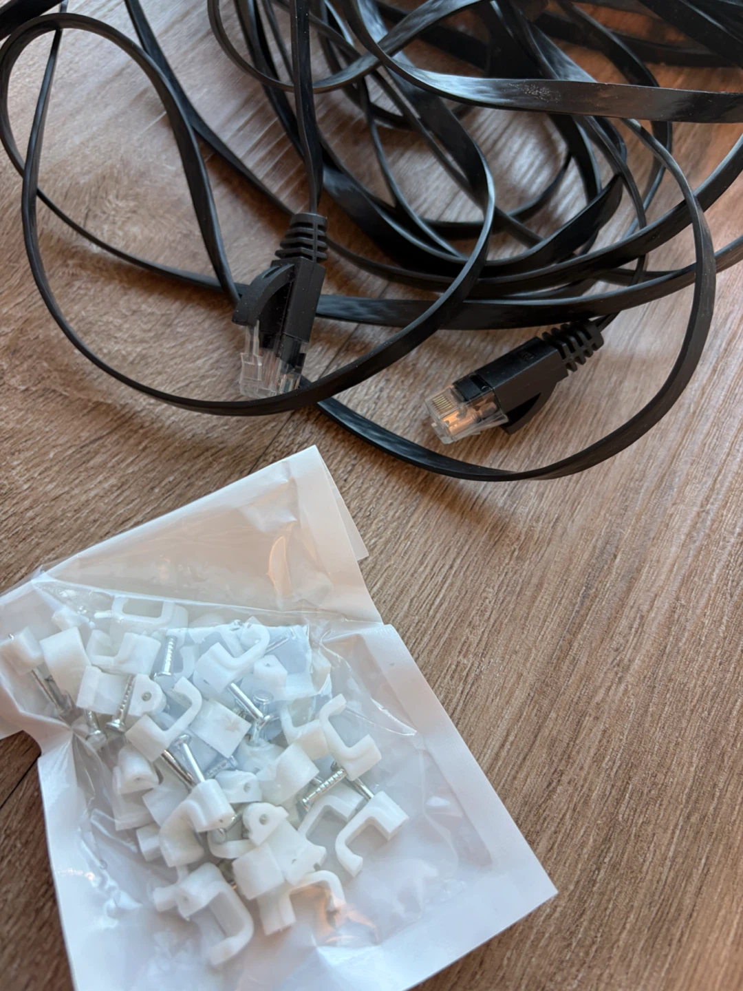 CableGeeker Cat.6 Flat Ethernet Cable with Clips - photo 2