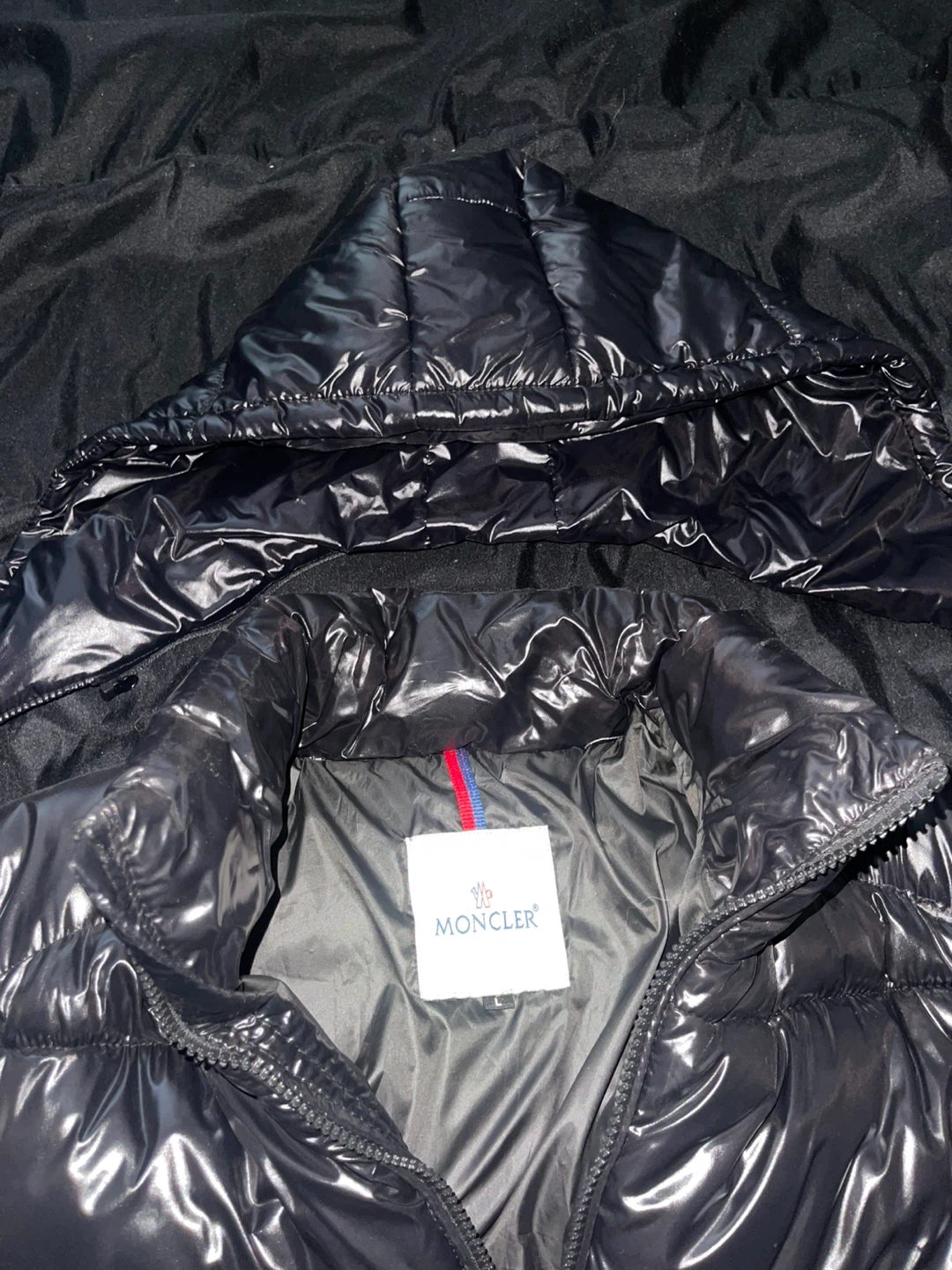🔥 AUTHENTIC MONCLER JACKET — SIZE LARGE 🔥 - photo 4
