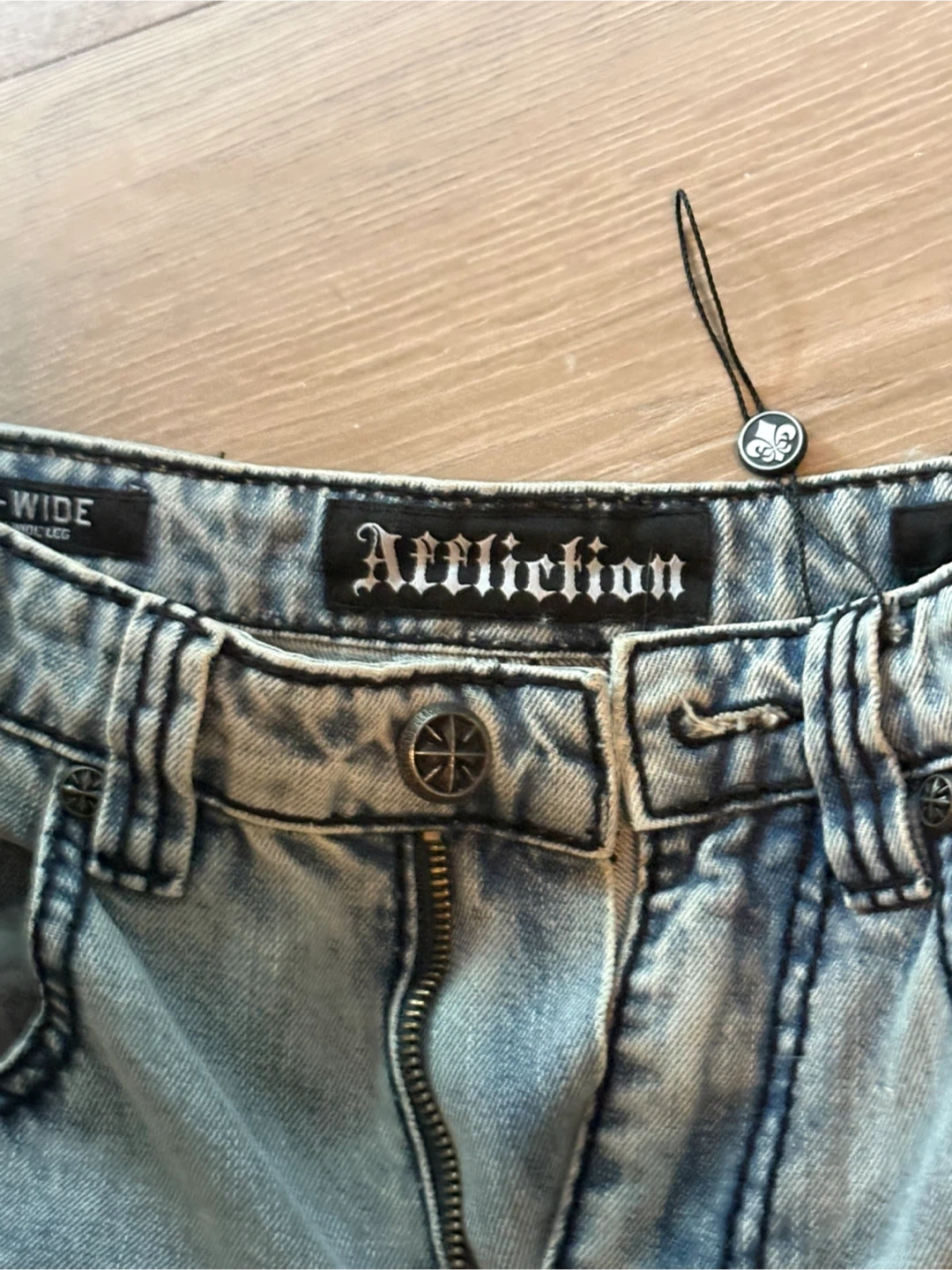 Affliction Wide-Leg Jeans - photo 2
