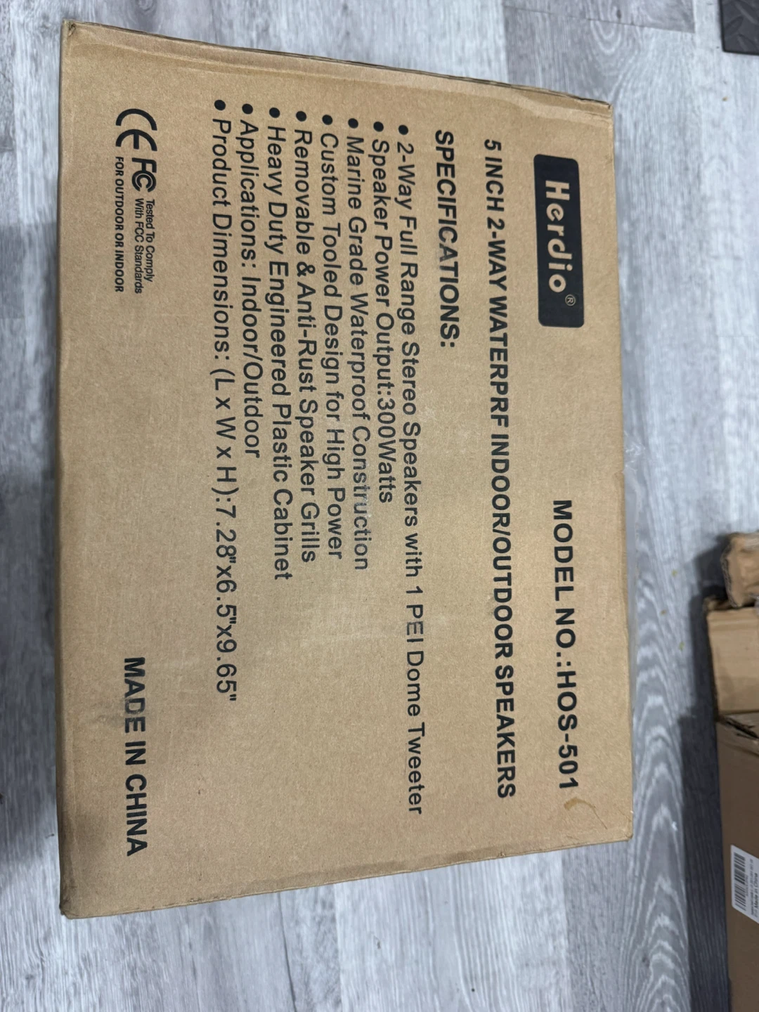Herdio HOS-501 5 Inch Indoor/Outdoor Speakers - photo 5