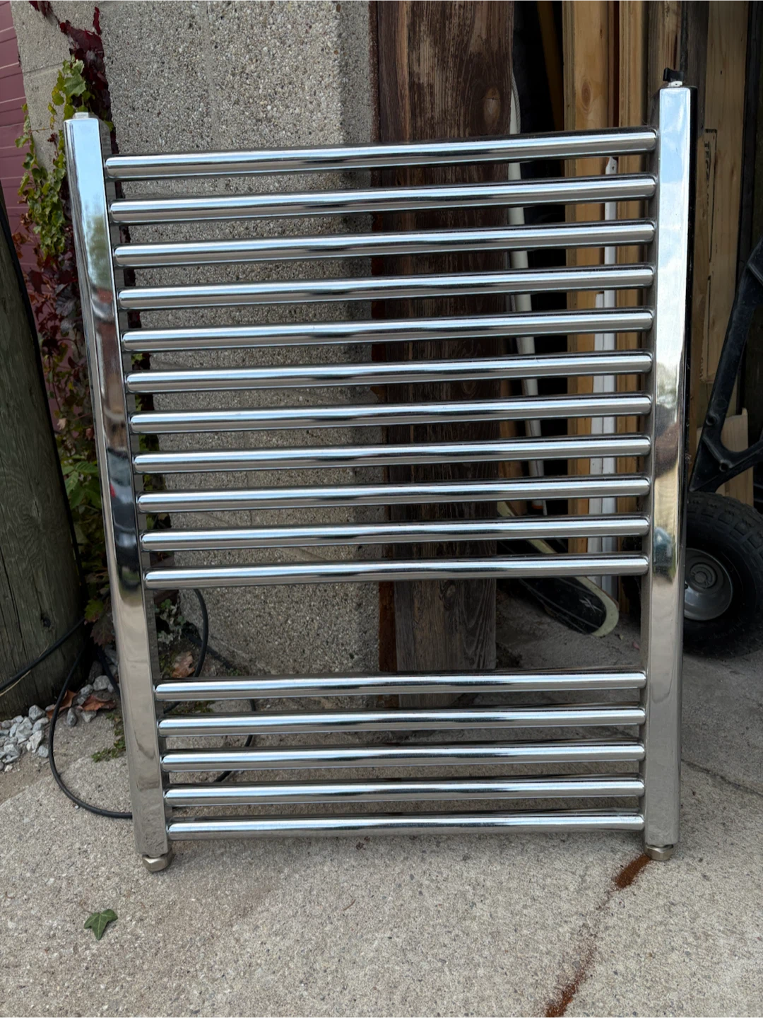 Chrome Heated Towel Warmer Rail
