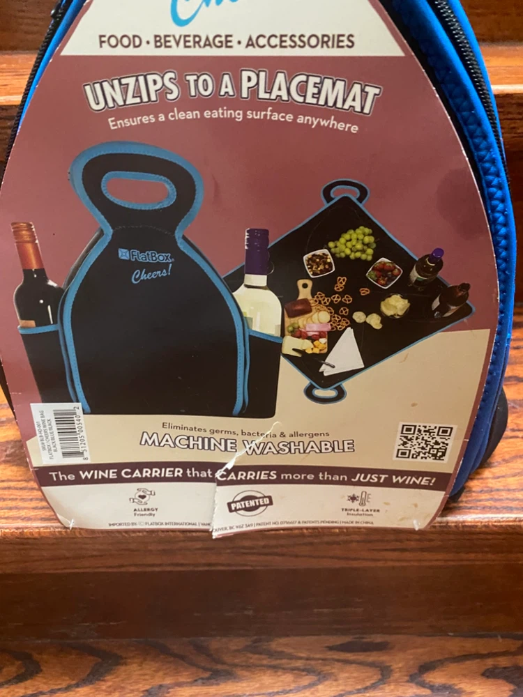 FlatBox Cheers Wine Carrier and Placemat - photo 2