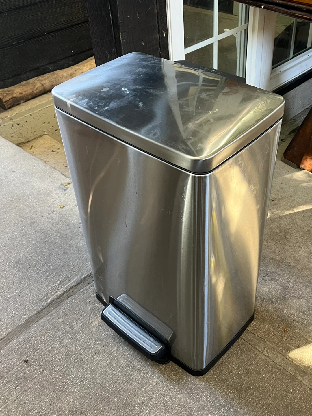 Stainless Steel Step Trash Can