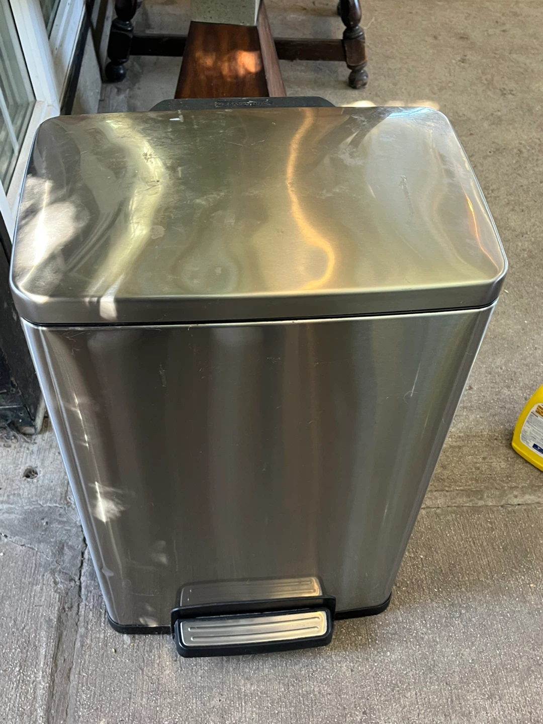 Stainless Steel Step Trash Can - photo 3