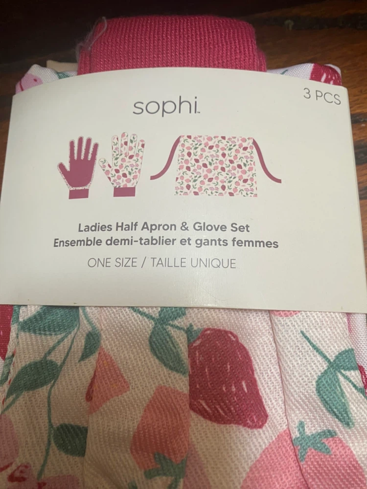 Sophi Ladies Half Apron and Glove 3-Piece Set - photo 2