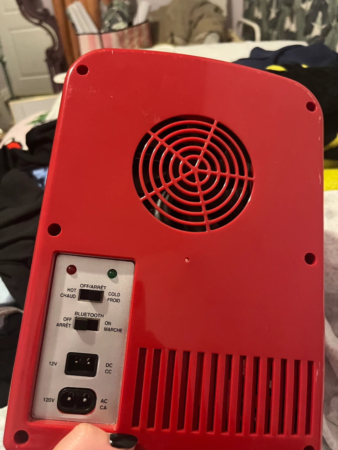 Coca-Cola Portable Mini Fridge with Bluetooth Speaker - photo 3
